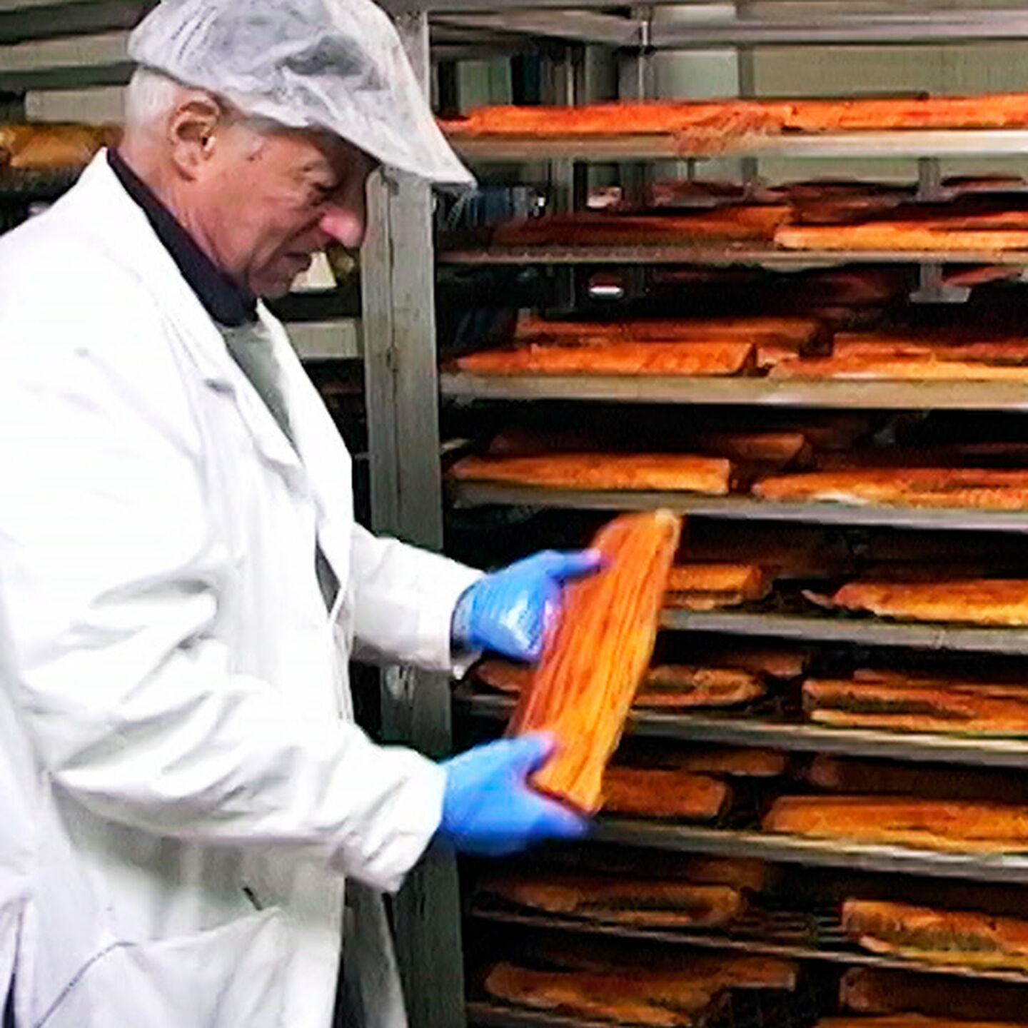 Saul approving the Smoked Fish