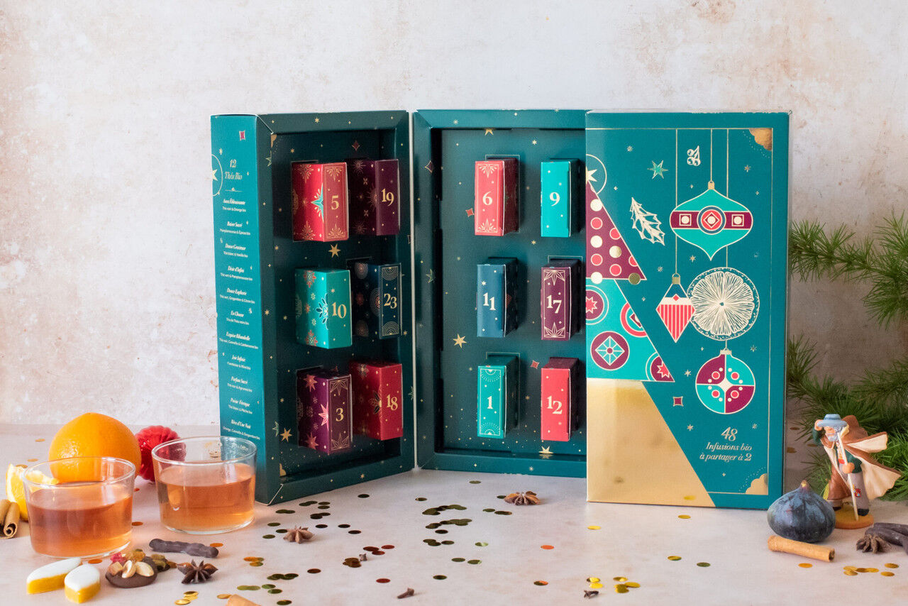 Provence d&rsquo;Antan Duo Advent Calendar, tea and tisanes 84.8g  large