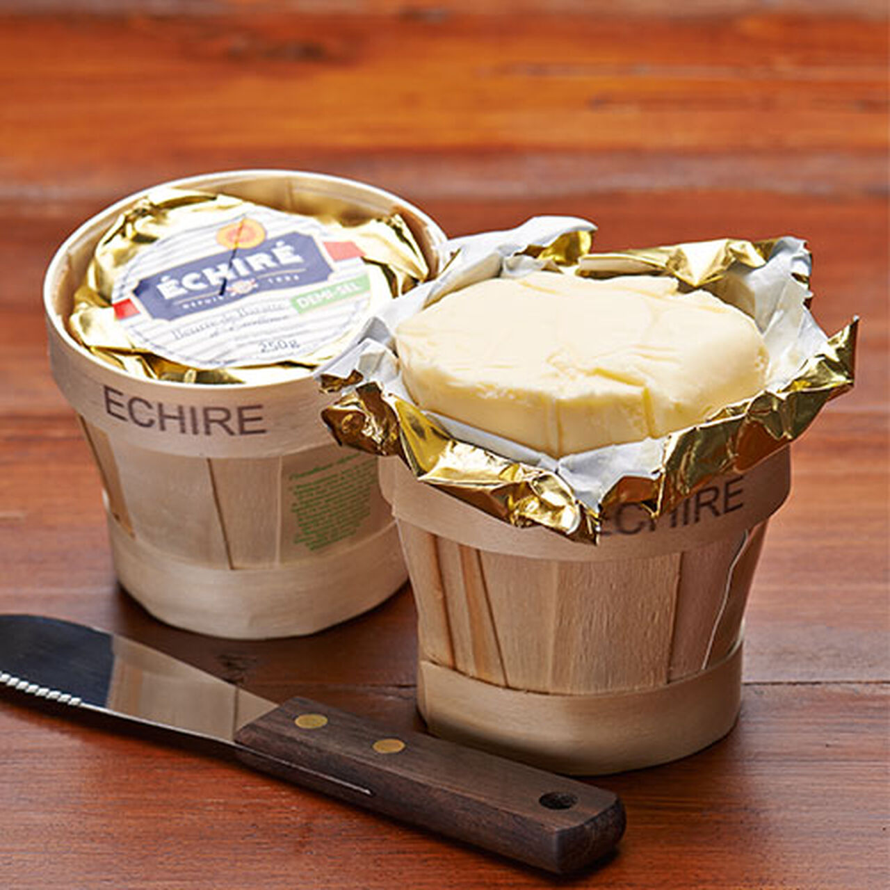Echir&eacute; AOC Demi-Sel butter basket- 250G  large