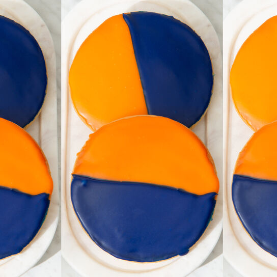 Zabar's Large Blue & Orange Cookies (Kosher)  large image number 0