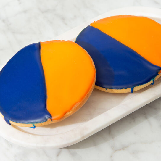 Zabar's Large Blue & Orange Cookies (Kosher)  large image number 1